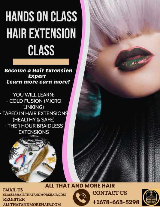 Hair Extension 4 Week Certification Program