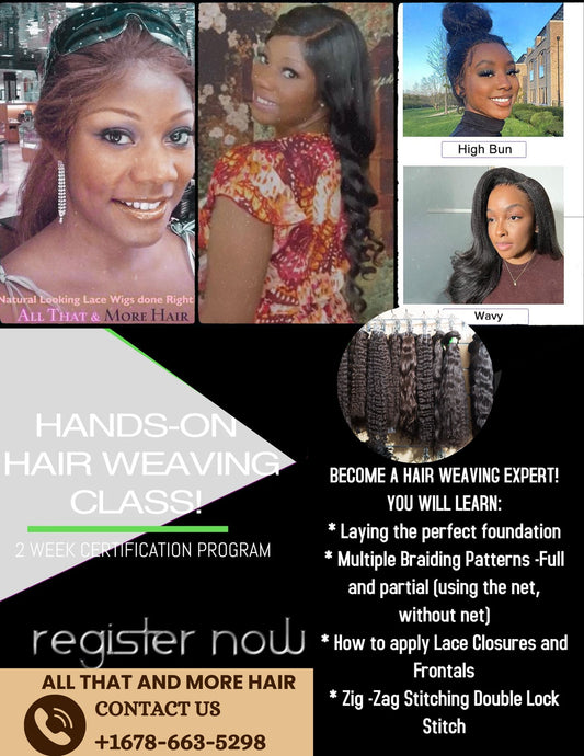 Hair Weavers 4 Week Certification Program