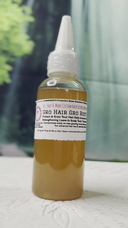 AT&M Gro Hair Gro Root Lifter Serum Scalp Treatment Thicker, Fuller, Healthier Looking Hair And Edges Are Possible