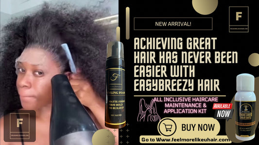 EasyBreezy Hair - The Best Ultimate Low-Maintenance Hair Alternative #HairReplacement Revolution!