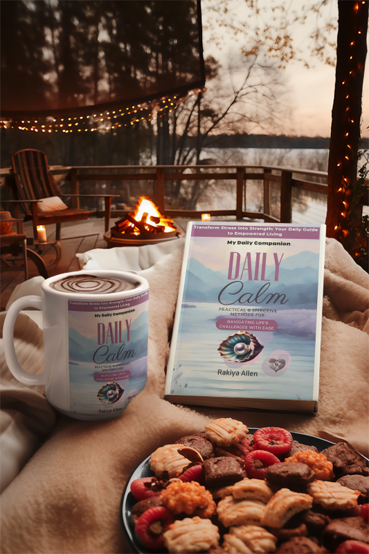 Improve your life with 'Daily Calm: Navigating Life's Challenges with Ease' by Rakiya Allen. Turn stress into growth and face challenges with ease. Order now!