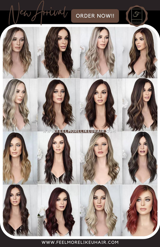 Start to Order Shop Women’s French Lace Wig for Medical Hair Loss | The design of this wig is suitable for people who want a wig that is easy to wear and does not require much tape or glue. It is also a good choice as a medical wig.