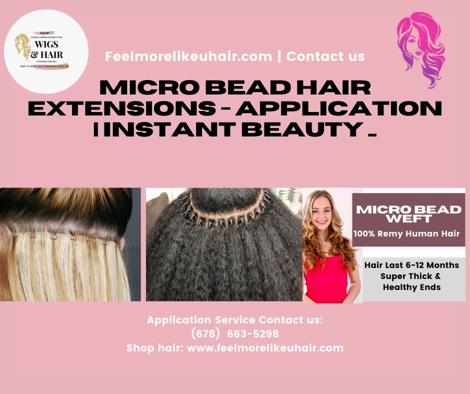 Micro Bead Hair Extensions - Application | Instant Beauty
