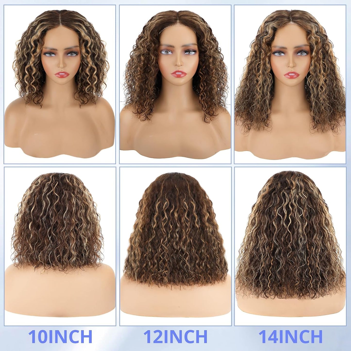 Carmen- Short Wet n Wavy 100% Human Hair Wig with Professional Precut Service