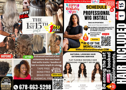 White Women & Black Women TAPE-IN Professional Certified tape in hair extensions install salon services near Snellville, GA