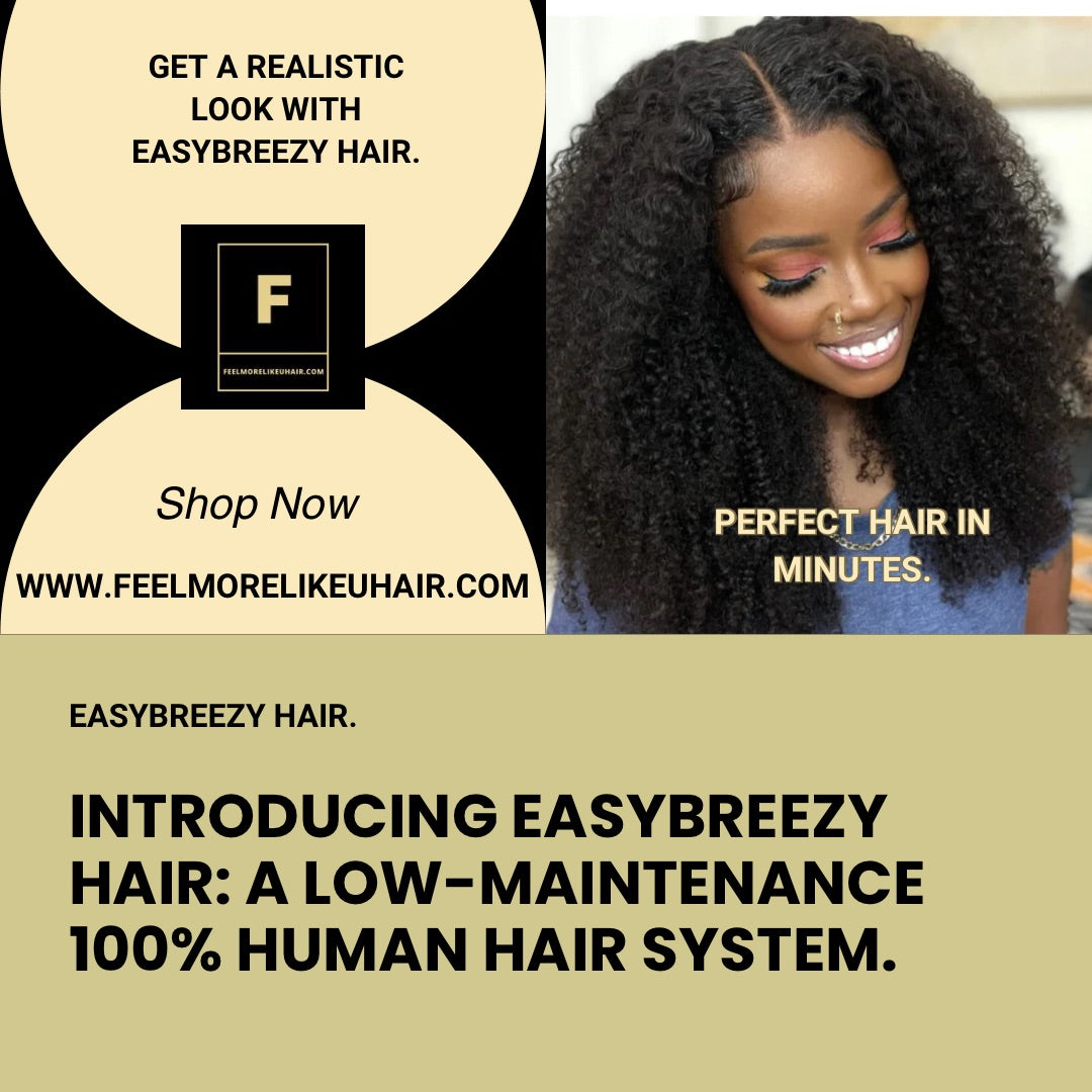 Unlock Instant Glamour with EasyBreezy Hair | Style – Curly Crush. A Low Maintenance, Ready2Wear Hair Alternative Your Instant Glam Fix!