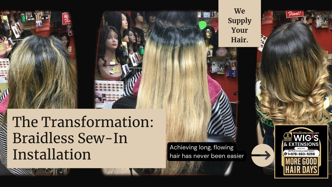 Get the best of luxury hair care with Classic Sew-in Weave Install Salon Service. At 