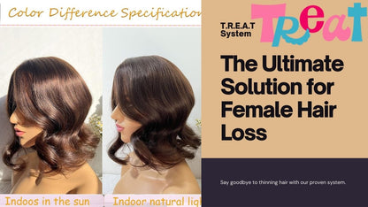 image-Unveiling-the-T.R.E.A.T-System-for-Female-HairLoss-Hair-enhancement-The-Ultimate-Solution-for-Female-Hair-Loss-Allthatandmore-hair-product-678-663-5298-Human Hair Topper, Wavy Skin Scalp Top Hair Pieces for Women with Hair Loss or Thin Hair