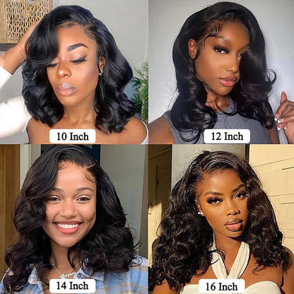 Natural Hairline 100% human Virgin hair Glueless Body Wave Wig in 16 Inch length - All That & More Salon Presents up to 50% off- Hope & Hair Breast Cancer Awareness Weekend Event