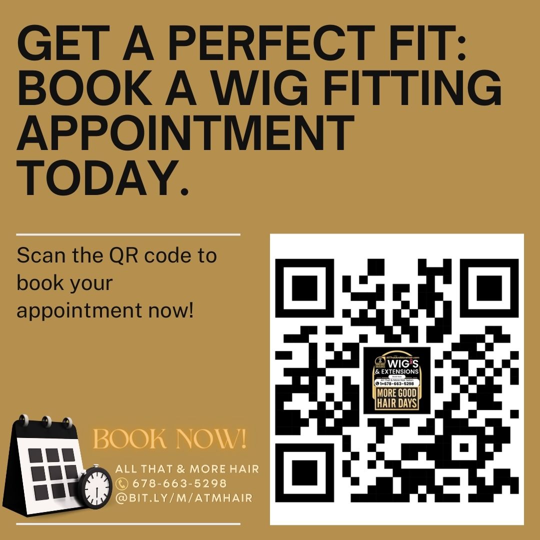 Custom Wig Fitting for Chemo Hair Loss: Book Now at All That & More Hair Salon!