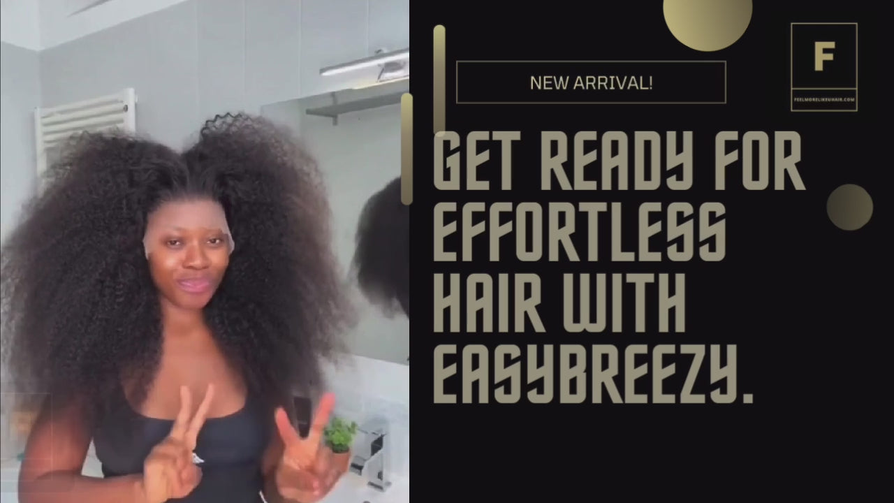 Unlock Instant Glamour with EasyBreezy Hair | Style – Curly Crush. A Low Maintenance, Ready2Wear Hair Alternative Your Instant Glam Fix!