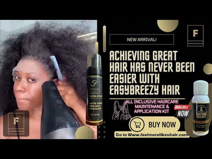 Unlock Instant Glamour with EasyBreezy Hair | Style – Curly Crush. A Low Maintenance, Ready2Wear Hair Alternative Your Instant Glam Fix! #EasyBreezy Hair #Hairreplacement #hairpiece