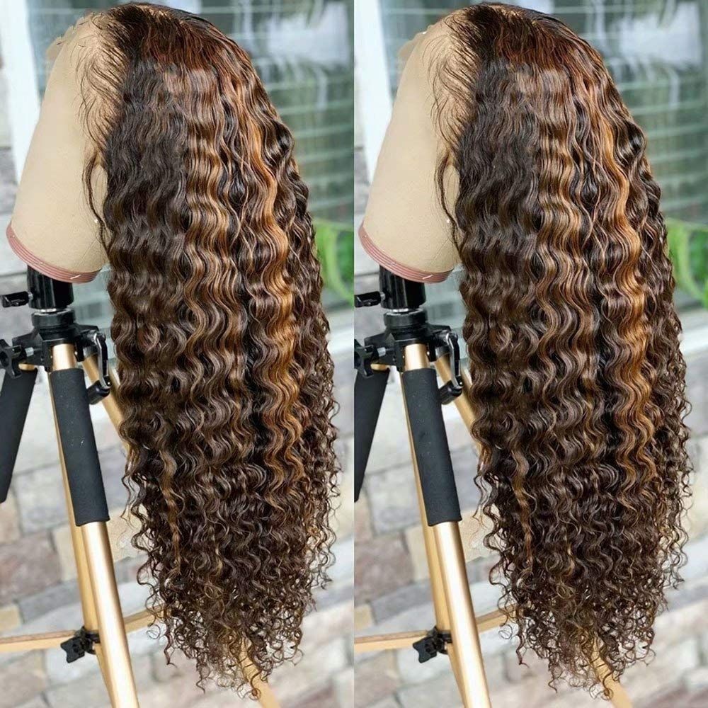 18" Firstina Divine Custom Handmade  Precolored Wavy Premium 100% Human Hair Medical Grade Hair System Wig
