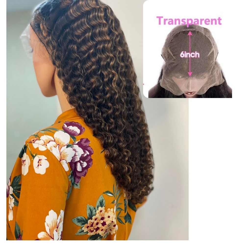 18" Firstina Divine Custom Handmade  Precolored Wavy Premium 100% Human Hair Medical Grade Hair System Wig
