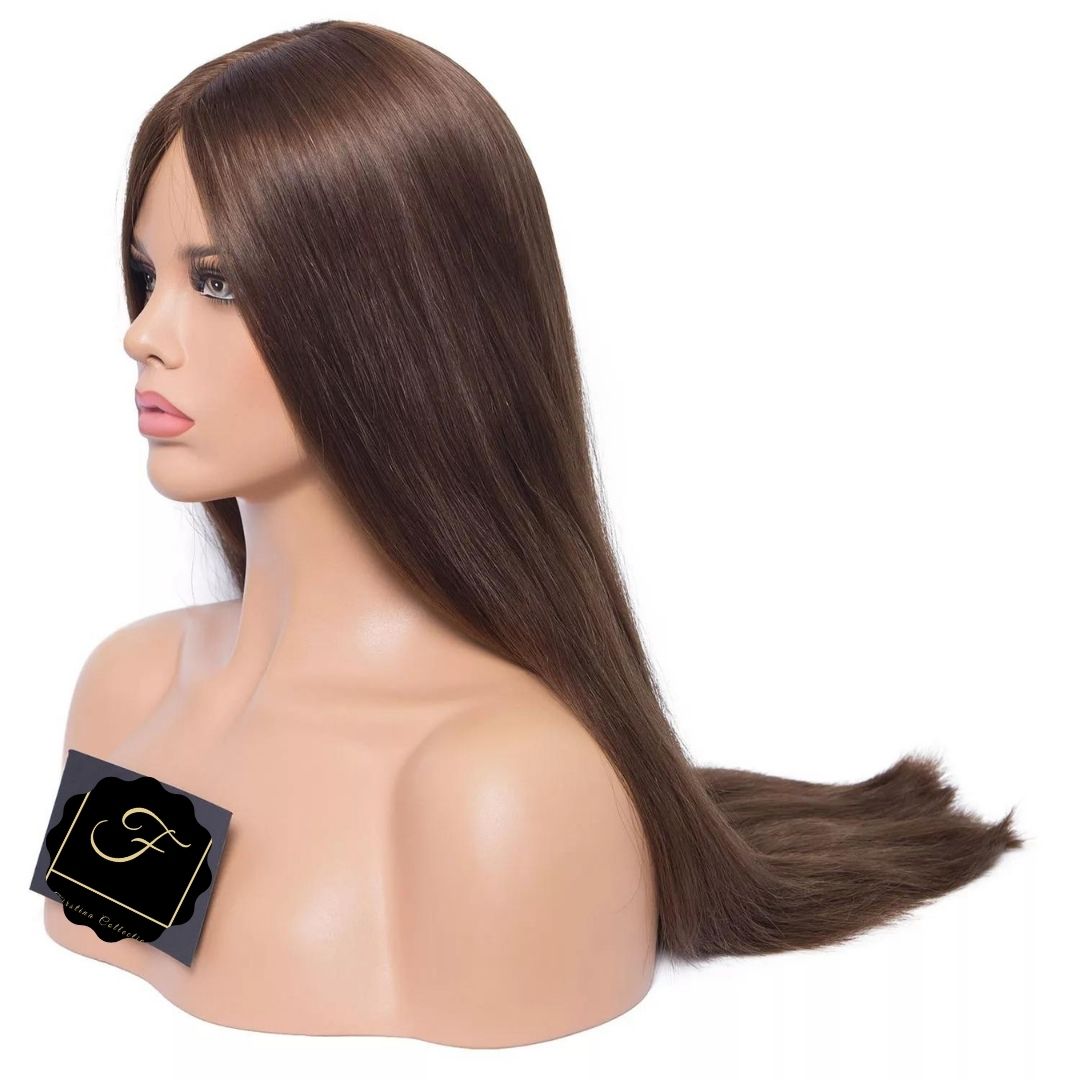 Jewish Wig Straight 250% Density Big Layer Silk Base European Unprocessed Virgin Human Hair Wig