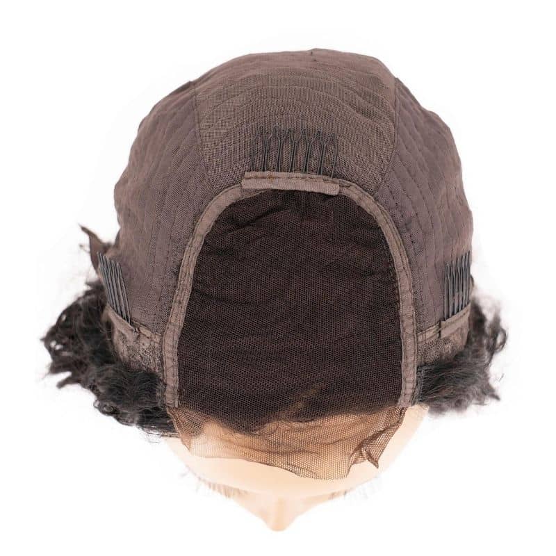 Custom Beach Wave Transparent Closure Wig