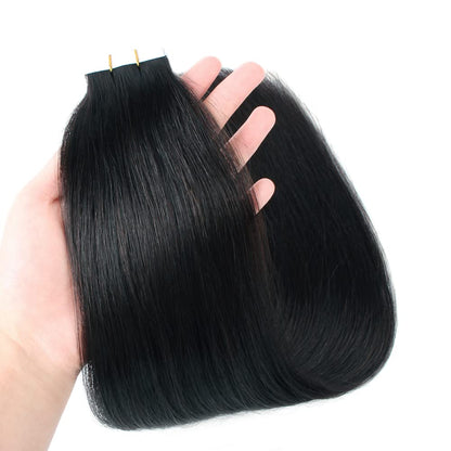 50G STRAIGHT TAPE-INS Hair Extensions - Thick End to End | Hair Lasts 9-12 Months. Custom Pre-Color Option
