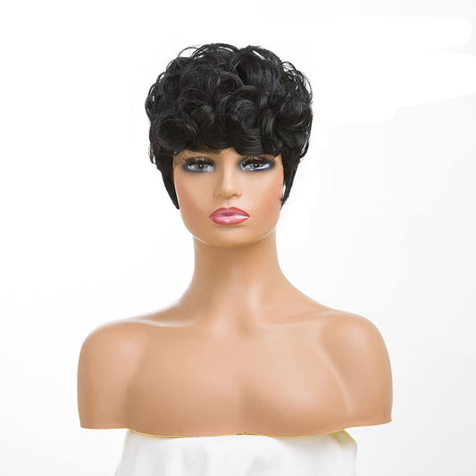 Shop Short Pixie Curly-Black Synthetic Wig Hair Replacement Short Pixie Cut Wig for Black Women Pixie Cut Wig with Bangs Short Curly Wigs for Black Women Natural Wavy Layered Pixie Wig for African... Color: Pixie Curly-Auburn Brown different hair replacement system products including men’s toupees, women’s wigs, toppers and hair extensions,  wholesalers, including online shop owners, salon owners, hair stylists and regional wig and hair system distributors. feelmorelikeuhair.com