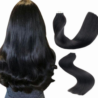 50G STRAIGHT TAPE-INS Hair Extensions - Thick End to End | Hair Lasts 9-12 Months