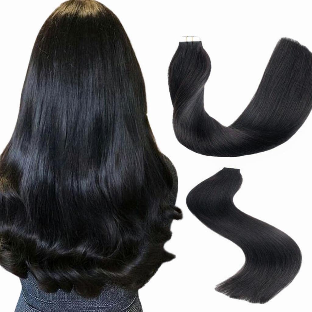50G STRAIGHT TAPE-INS Hair Extensions - Thick End to End | Hair Lasts 9-12 Months. Custom Pre-Color Option