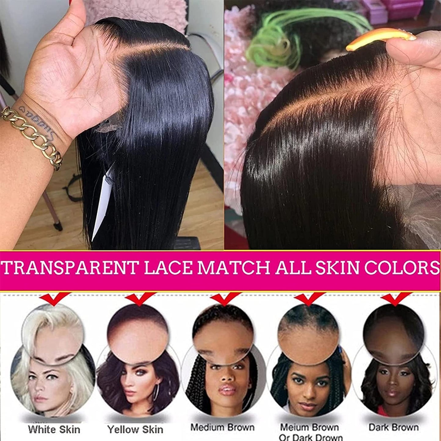 Ready 2 Wear Custom Full 360 Lace Front wigs Human Hair Pre Plucked, 18 Inch 360 Lace Front Wigs Human Hair Wigs For Black Women, HD Transparent Body Wave 360 Lace Frontal Wigs Human Hair Can Make High Ponytail & #highBuns