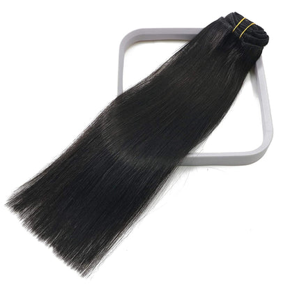 Straight Clip In Human Hair Extensions