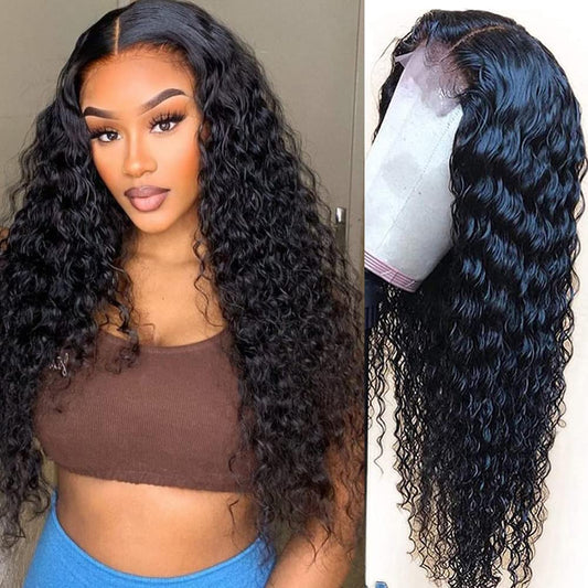 Custom Deep Wave Closure Wig