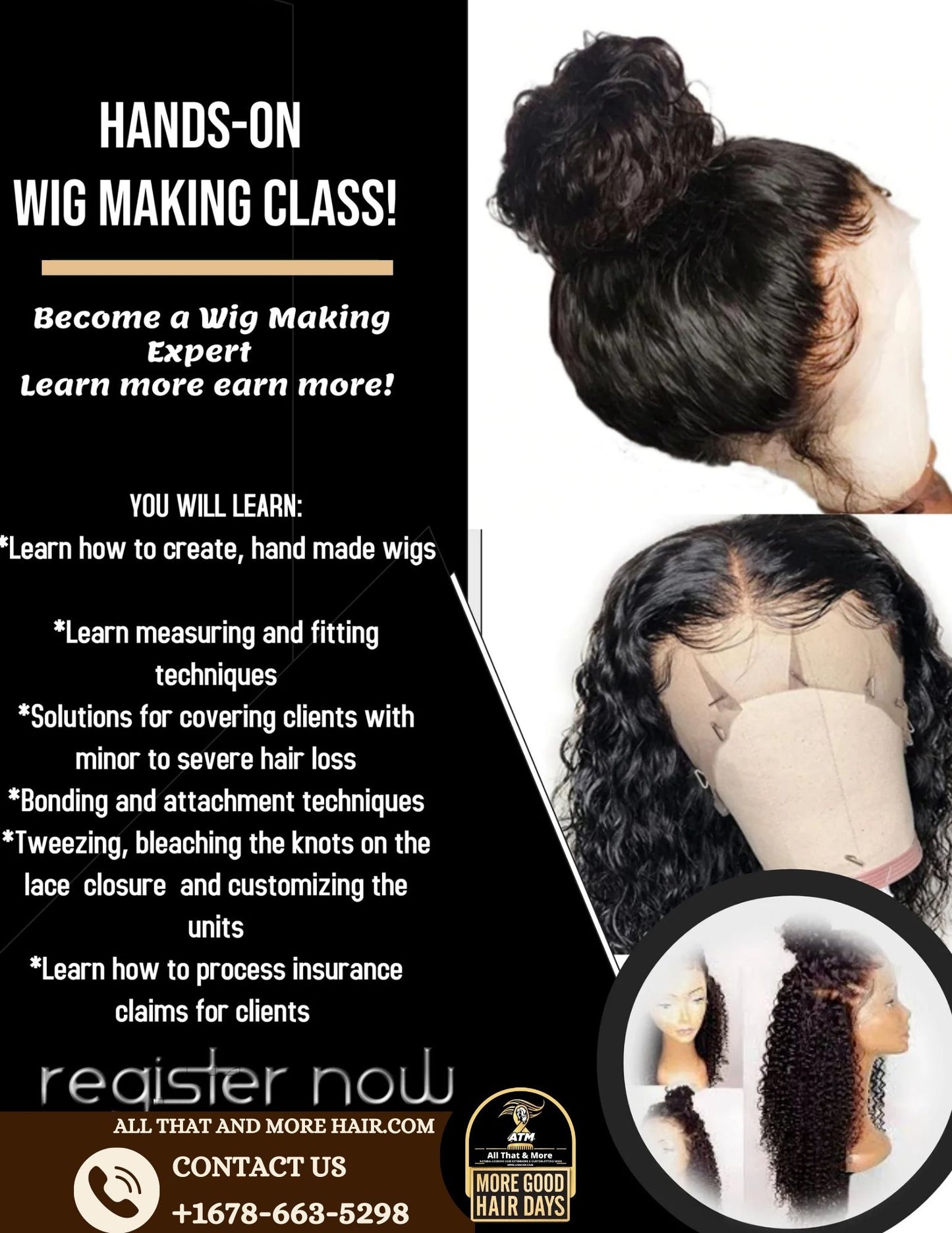 Wig Makers 4 Week Certification Program