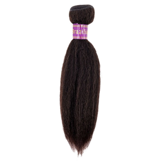 Brazilian Kinky Straight Human Hair Bundle