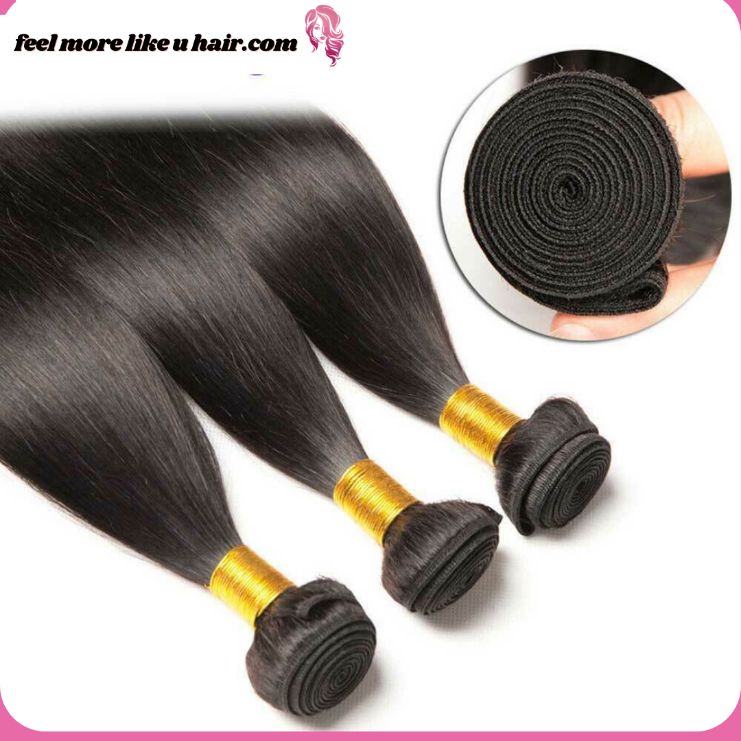 Raw Virgin Straight Human Hair Bundle