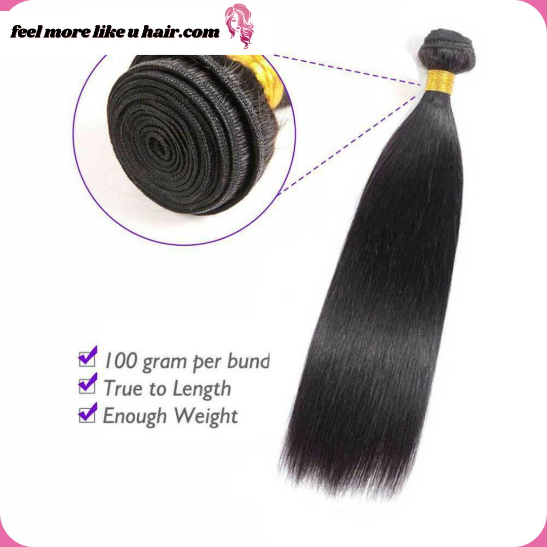 Raw Virgin Straight Human Hair Bundle