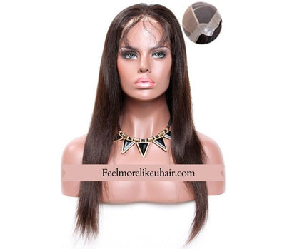 ⚕️No Slip Thin Skin Perimeter Full Lace Wigs 100% Human Hair System {Not In Stock, Custom Production Time 4-12 weeks}