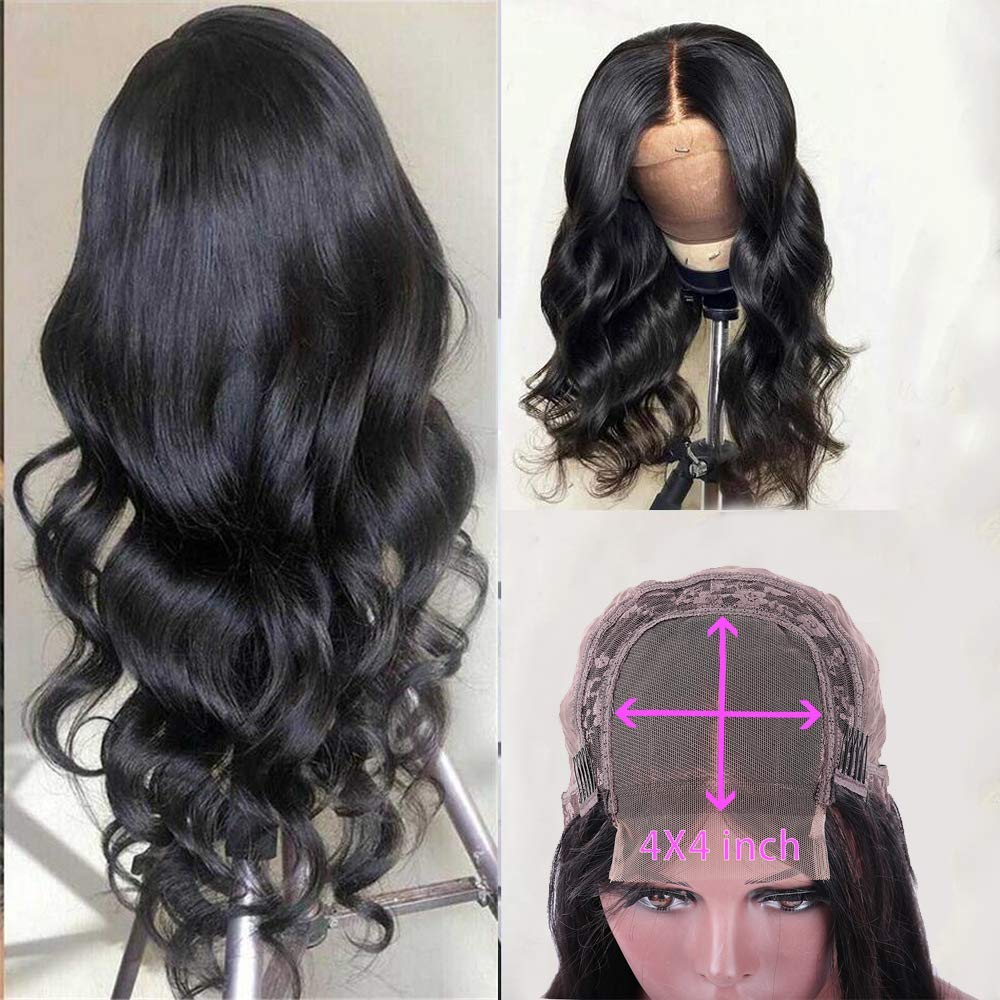 Custom Made Body Wave Front Lace Wig Human hair 