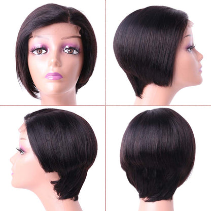Custom Made Wig Pixie Cut Short Bob