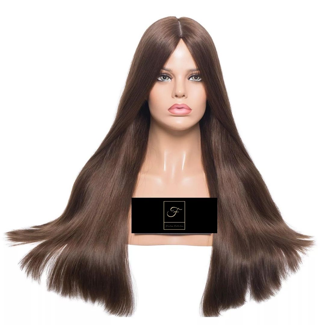 Jewish Wig Straight 250% Density Big Layer Silk Base European Unprocessed Virgin Human Hair Wig