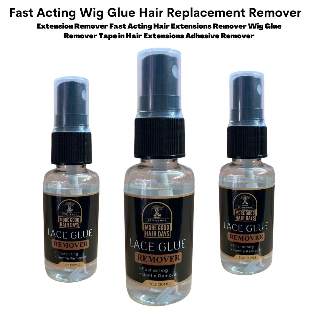 Medical Grade Fast Acting Adhesive Solvent Spray Remover for Lace Wigs & Toupees, Wig Tape Remover