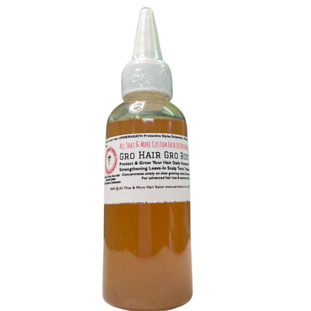 AT&M Gro Hair Gro Root Lifter Serum Scalp Treatment Thicker, Fuller, Healthier Looking Hair And Edges Are Possible