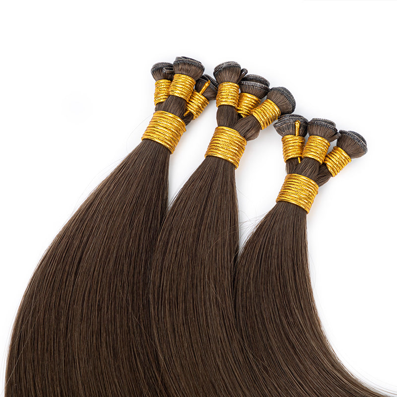 RakiyaShine New Design handtied wefts Invisible Flat Weft Weave Human Hair Extensions Seamless Genius 2.0 Weft Media 2 of 8 Beauty Human Hair Extensions Color Virgin Remy Human Hair Clip In Extensions For Woman Feelmorelikeuhair.com Feel more like u hair products