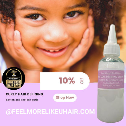 Children Curly Hair Defining Cream Moisturizer Products | Soften and Restore Your Curls