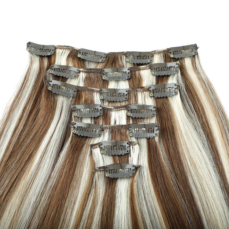 Beauty Human Hair Extensions Color Virgin Remy Human Hair Clip In Extensions For Woman Feelmorelikeuhair.com Feel more like u hair products