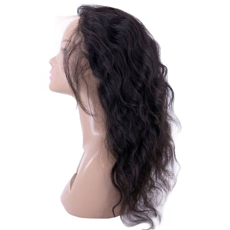 Raw Indian Curly Transparent Lace Front Wig
