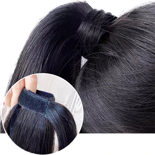 Ponytail Wavy Natural | High-Quality Human Hair