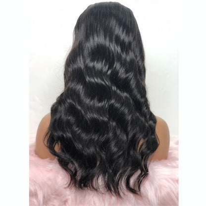 Kimoyne Body Wavy Lace Front Wig 100% Human Hair 10A Middle Part | Melted Hairline