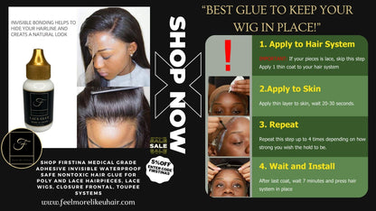 🌊Lace Wig Glue Hair Replacement Invisible Waterproof Bonding Adhesive