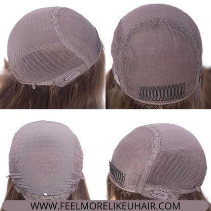 European Human Hair Wigs 4*4 Silk Top Non Lace Jewish Kosher Wigs For Women