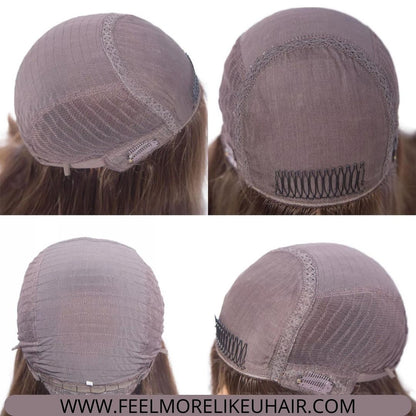 Middle Part Easy Installed Sheitel Topper European Human Hair Jewish Kosher Wigs For Jewish Women