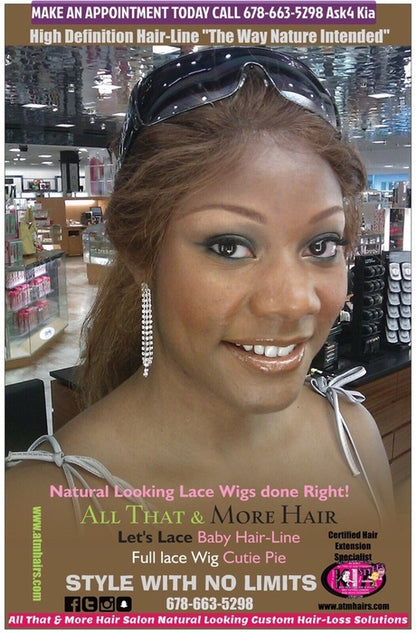 Professional Lace Wig Install Application Appointment with a FMLU Wig Expert Hold Time-Extended Wear(premium hours)