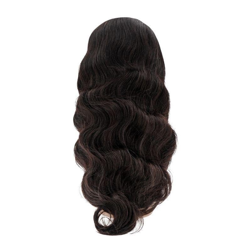 Custom Made Wig Body Wave Front Lace Self Install-Yes 100% Unprocessed Brazilian Virgin Pre-plucked