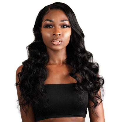 Custom Made Body Wave Front Lace Wig Ready 2 Wear Collection Pre Plucked