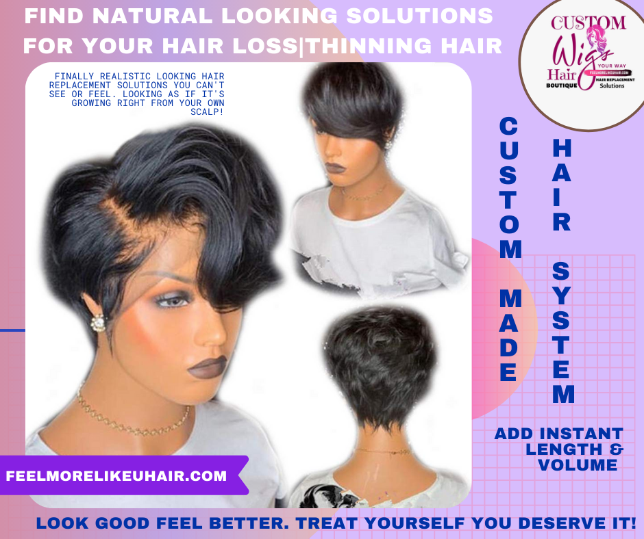 Custom Medical Wig Hair System-Create Your Own Wig Your Way | Rachel
